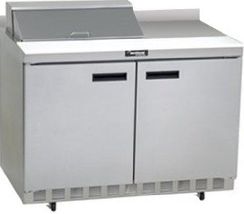 Delfield ST4427N-8 Refrigerated Sandwich Prep Table with 4