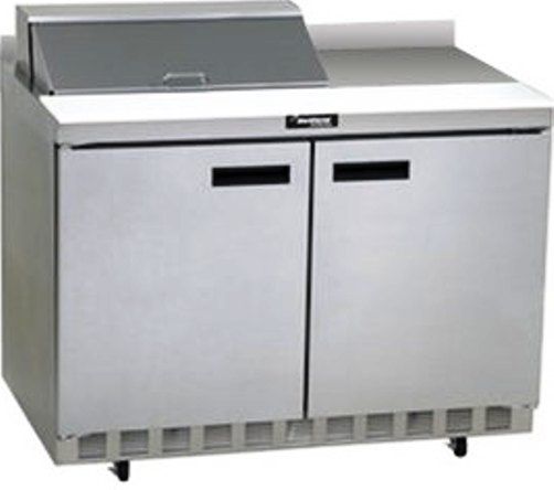 Delfield ST4448N-8 Refrigerated Sandwich Prep Table with 4
