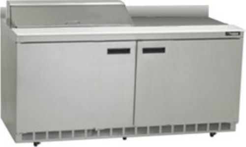 Delfield ST4464N-12M Mega Top Refrigerated Sandwich Prep Table with 4