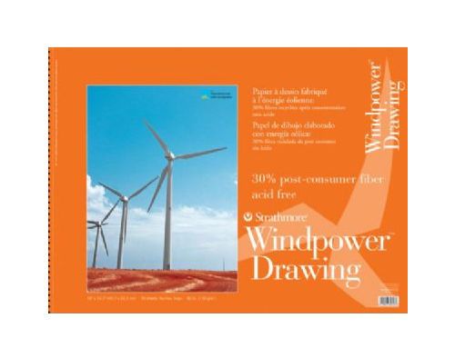 Strathmore 643-18 Medium Surface Wire Bound Drawing Pad 18