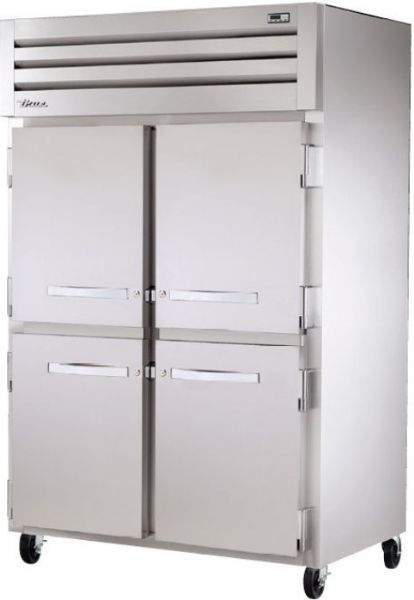 True STA2F-4HS Four Solid Half Door Reach In Freezer, 8.7 Amps, 60 Hertz, 1 Phase, 115 Volts, Doors Access Type, 56 Cubic Feet Capacity, Mounted Compressor Top, Swing Door Style, Solid Door Type, 3/4 Horsepower, Freestanding Installation Type, 4 Number of Doors, 6 Number of Shelves, 2 Sections, Stainless steel materials are both attractive and durable for many years, Four reach in doors make it a snap to access the food inside (STA2F4HS STA2F-4HS STA2F 4HS)