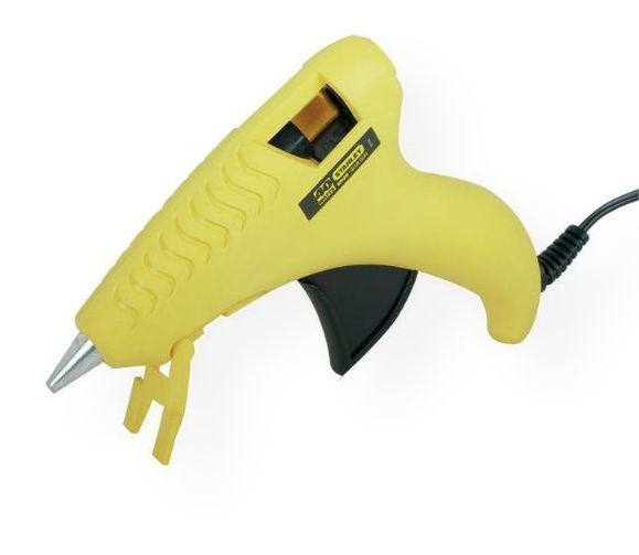 Stanley GR20 Trigger Feed Hot Melt Glue Gun; Quality performance for woodworking, general repairs, crafts, and hobbies; Heats up quickly and bonds almost anything in 60 seconds; Trigger feed mechanism and nozzle check valve control glue flow; Uses dual temperature glue sticks; Shipping Weight 0.62 lb; Shipping Dimensions 10.75 x 7.5 x 0.12 in; UPC 045731132309 (STANLEYGR20 STANLEY-GR20 TOOL GLUE GUN)