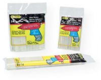 Stanley GS25DT 10" Dual Temperature Glue Sticks; Glue sticks offer a fast, clean, and reliable bond on a variety of materials; Can be used for both high and low temperature projects; In high temperature glue guns, use for household repairs, carton sealing, hobby projects, and much more; Glues wood, plastic, glass, metal, and ceramics; UPC 045731132125 (STANLEYGS25DT STANLEY-GS25DT GS25DT GLUE GUN CRAFTS) 