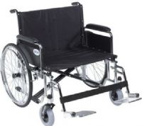 Drive Medical STD28ECDDA-SF Sentra EC Heavy Duty Extra Wide Wheelchair, Detachable Desk Arms, Swing away Footrests, 28" Seat, 4 Number of Wheels, 27.5" Armrest to Floor Height, 18" Back of Chair Height, 14" Armrest Length, 14.50" Closed Width, 8" x 2" Front Wheels, 24" x 2" Rear Wheels, 20" Seat Depth, 28" Seat Width, 8" Seat to Armrest Height, 19.5" Seat to Floor Height, 700 lbs Product Weight Capacity, UPC 822383227269 (STD28ECDDA-SF STD28ECDDA SF STD28ECDDASF) 