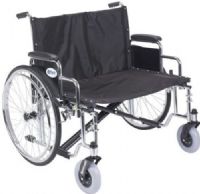 Drive Medical STD30ECDDA Sentra EC Heavy Duty Extra Wide Wheelchair, Detachable Full Arms, 30" Seat, 4 Number of Wheels, 8" Casters, 10" Armrest Length, 15" Closed Width, 24" x 2" Rear Wheels, 20" Seat Depth, 30" Seat Width 8" Seat to Armrest Height, 19.5" Seat to Floor Height, 18" Back of Chair Height, 27.5" Armrest to Floor Height, 700 lbs Product Weight Capacity, 43" x 15" x 35" Folded Dimensions, UPC 822383137261 (STD30ECDDA STD30-ECD-DA STD30 ECD DA) 