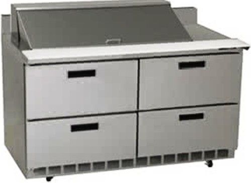 Delfield STD4464N-18M Mega Top Refrigerated Sandwich Prep Table with 4
