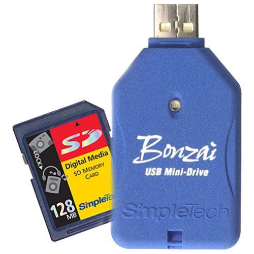 SimpleTech STI-USBMD/128 128MB Bonzai USB Mini Drive (STI-USBMD/128, STI-USBMD 128, STI-USBMD-128, STI-USBMD128, STI USBMD/128, STIUSBMD/128, STIUSBMD128)