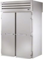 True STR2RRT89-2S-2S Pass-Thru Solid Door Roll-In Refrigerator, 9.5 Amps, Top Compressor Location, Solid Door Type, 1/2 Horsepower, 60 Hz, 4 Number of Doors, Swing Opening Style, Pass-Through, 1 Phase, 33°F - 38°F Temperature, 115 Voltage,  Stainless steel door, front and sides on the exterior, Eco-friendly, CFC-refrigeration, 88.75" H x 68" W x 37.5" D (STR2RRT892S2S STR2RRT89-2S-2S STR2RRT89 2S 2S) 