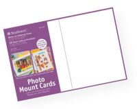 Strathmore 105-230 Photo Mount Cards 50-Pack White; Mount photos, artwork, or pictures to the front of these beautifully embossed cards; Included in each package are double-stick tabs for adhering up to a 4" x 6" picture; Cards are 80 lb; cover, measure 5" x 6d", and feature an embossed border; Matching envelopes are 80 lb; text and measure 5.25" x 7.25"; Acid-free; Shipping Weight 1.00 lb; UPC 012017702310 (STRATHMORE105230 STRATHMORE-105230 STRATHMORE-105-230 OFFICE CARDS) 