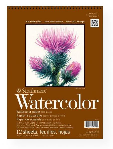Strathmore 440-2 Series 400 Cold Press Wire Bound Watercolor Pad 11