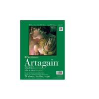 Strathmore 445-9 Artagain®-400 Series 9" x 12" Assorted Tints Glue Bound Pad; A fiber-enhanced paper ideally suited for soft pastels and charcoal; Contains 30% post-consumer fiber; 60 lb; Acid-free; Shipping Weight 0.82 lb; Shipping Dimensions 9.00 x 12.00 x 0.25 in; UPC 012017445095 (STRATHMORE4459 STRATHMORE-4459 ARTAGAIN-400-SERIES-445-9 STRATHMORE/4459 ARTWORK) 