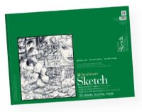 Strathmore 457-18 Series 400 Wire Bound Recycled Sketch Pad 18" x 24"; Strathmore's most popular sketch pad! This heavyweight sketch paper is ideal for experimentation, perfecting techniques, and preliminary drawing with any dry media; Contains 30% post-consumer fiber; Micro-perforated sheets (except on ST457-3); 60 lb; Acid-free; 30 sheets; 18" x 24"; Shipping Weight 2.6 lb; UPC 012017457180 (STRATHMORE45718 STRATHMORE-45718 400-SERIES-457-18 STRATHMORE/45718 SKETCHING) 