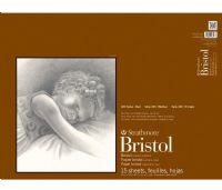 Strathmore 475-18 Series 400 2-Ply Smooth Tape 18" x 24" Bound Bristol Pad; A high quality multi-ply bristol; Smooth finish is excellent for fine line drawings using pen and ink or marker; Vellum finish is excellent for pencil and pastel, as well as airbrush and mixed media; Rated good for charcoal, pen and ink, marker, and oil pastel; Not recommended for traditional watercolor techniques; UPC 012017461187 (STRATHMORE47518 STRATHMORE-47518 400-SERIES-475-18 STRATHMORE/47518 DRAWING SKETCHING) 