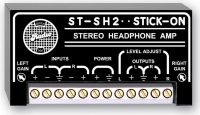 RDL ST-SH2 Stick On Series Stereo Headphone Amplifier, Provision for external stereo level control, Balanced or unbalanced input, Bridge a line and feed headsets, Amplifier to drive high or low impedance headsets, Shipping Dimensions 2" x 2" x 4", Weight 0.15 lbs, Shipping Weight 0.21 lbs, UPC 813721012227 (STSH2 ST-SH-2 STS-H2 RDLS-TSH2 RDLST-SH-2 RDLSTS-H2) 