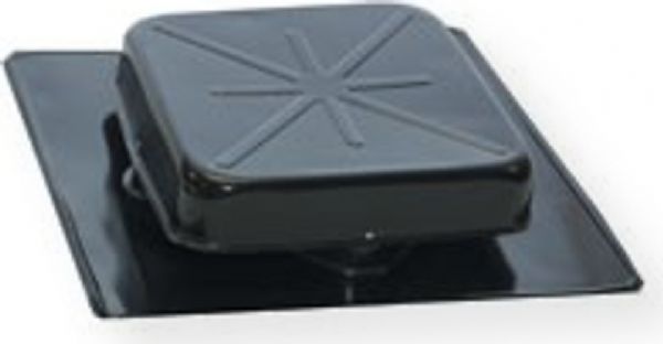 Ventamatic Cool Attic STV-51 BLACK Square Top Vent STV-51 Series, Black Color; Available in aluminum; Fully screened to protect against rodents, insects, and birds; Weather-proof rolled flange; Large flange makes installation easy; Suitable for up to 8/12 roof pitch; Dimensions Base 16.5