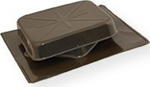 Ventamatic Cool Attic STV-51 GVWG Square Top Vent STV-51 Series, Weathered Grey Color; Available in galvanized steel; Fully screened to protect against rodents, insects, and birds; Weather-proof rolled flange; Large flange makes installation easy; Suitable for up to 8/12 roof pitch; Dimensions Base 16.5