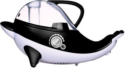 Sunpentown SU-1441 Orca Ultrasonic Humidifier, Black and White, 1.4 liters tank capacity, Cool mist (ultrasonic technology), High humidity output, Silent operation, Adjustable mist intensity, Auto shut-off protection, Steam emission autonomy 8 to 10 hours, Designed for rooms up to 450 sq. ft., No-slip feet, Adorable design, ETL, UPC 876840003965 (SU1441 SU 1441)