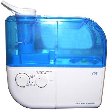 Sunpentown SU-4010 Ultrasonic Humidifier -Dual Mist-Warm / Cool, High humidity output, Silent operation, Pilot light indicator, Boil dry protection, Boil dry protection, Water refill alarm, Convenient carrying handle, Easy refill plug with no-drip feature (SU 4010 SU4010)