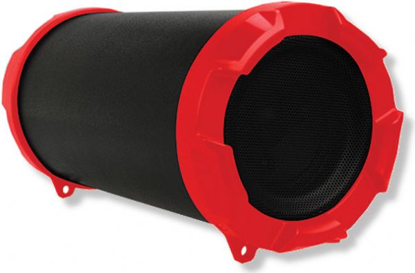 Super Sonic IQ-1306BT-RED Bluetooth Portable Speaker, Red Color; 2.1 outdoor active HIFI BT speaker with 3 inch subwoofer;Clear sound and heavy bass for a dynamic sound effect; Secure and simple pairing for user-friendly operation; USB and MicroSD card support; Dimensions 9.84