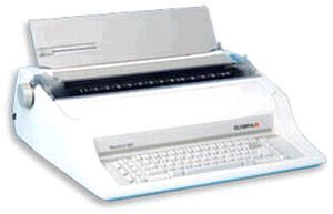 Olympia SUPERTYPE 330 Electronic Typewriter with Display & Memory, 40 Character LCD, 16K Character Memory, File Copy, Delete & Memory Clear Functions, 17