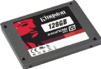 Kingston SV100S2N/128GZ model SSDNow V100 Solid State Drive Notebook Bundle, 2.5" x 1/8H Form Factor, 128 GB Capacity, Serial ATA-300 Interface Type, Shock resistant, TRIM support Features, 300 MBps external Drive Transfer Rate, 250 MBps read / 230 MBps write Internal Data Rate, 1,000,000 hours MTBF, Serial ATA - external - USB Type, 1 x Serial ATA-300 - 7 pin Serial ATA Interfaces, 1 x internal - 2.5" Compatible Bays (SV100S2N/128GZ SV100S2N-128GZ SV100S2N 128GZ V-100 V 100) 