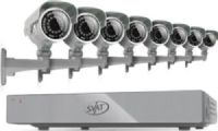 SVAT Electronics 11025 Eight Channel Smart Security DVR with 8 Ultra Hi-Res Outdoor 100ft Night Vision Cameras with IR Cut Filter 500GB HDD & Smartphone Compatibility, Linux Operating System, H.264 Video Compression, G.711 Audio Compression, 2 USB Ports, Pre Recording Max 10 seconds, Post Recording Max 5 minutes, UPC 871363020659 (SVAT11025 11-025 110-25) 