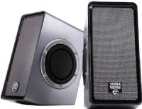 GOGroove SVO20100GYUS SonaVERSE 02 USB Computer Speakers with Dual Side-Firing Passive Woofers; 2.0-channel speakers deliver rich sound with enhanced bass; 50mm drivers supported by 14 watts of peak power; Impedance 4 Ohms; Sensitivity 50dB; Frequency Response 120Hz – 20KHz; UPC 637836511853 (SVO-20100GYUS SVO 20100GYUS SVO-20100-GYUS SVO20100 GYUS) 