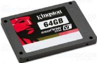Kingston SVP100ES2/64G SSDNow Solid State Drive, 2.5" Form Factor, 256 GB Capacity, Serial ATA-300 Interface Type, 128 MB Buffer Size, S.M.A.R.T., 128-bit AES Compliant Standards, 230 MBps read / 180 MBps write Internal Data Rate, 1,000,000 hours MTBF, 1 x Serial ATA-300 Interfaces, 1 x internal - 2.5" Compatible Bays, UPC 740617176278(SVP100ES264G SVP100ES2-64G SVP100ES2 64G SVP100ES2 SVP-100ES2 SVP 100ES2) 