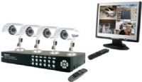 Swann SW2444MD Maxi Pro Kit - 4 Channel Digital Video Recorder with Networking, 4 Maxi Day/Night Cams & 17" LCD Monitor, 17" LCD monitor provides crystal clear video pictures, 4 Maxi Day/Night Cams have high resolution 420 TV Lines CCD video display, aluminum case with sunshield, indoor/outdoor, powerful day/night vision up to 65ft (20m) & more, Motion detection records activity to pre-installed 160GB hard drive (SW2444 MD SW-2444MD SW 2444MD SW2444 MD) 
