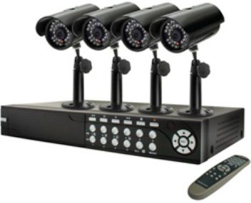 Swann SW244-9M4 Security System with 9-Channel DVR, 4-Camera security system, Built-in 250GB hard drive, 9-Channel DVR, Monitors up to 9 cameras, Triplex operation, Simultaneous monitoring, recording, and remote viewing, Enhanced MPEG4 video quality and compression, USB backup, Remote viewing 24/7 over the Web or local network, Faster streaming than MJPEG DVR models, Includes 4 Maxi day/night cameras (SW244-9M4 SW2449M4 SW244 9M4)