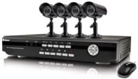 Swann SW343-8PC Video Surveillance System, High quality video cameras with state-of-the-art 420 TV line CCD resolution, State-of-the-art night vision captures high-image clarity up to 50ft (15m) away, Add up to 4 more cameras for a total comprehensive security solution, VGA connection lets you connect a spare PC monitor to view your DVR instead of a TV (SW343-8PC SW343 8PC SW3438PC) 