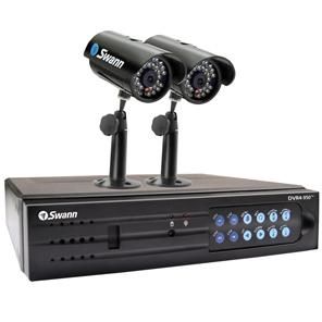 Swann SW343-DP2 Home & Business Security Monitoring Starter Kit  4 Channel DVR4-950 / 2 x PNP-150 Day/Night Cameras, Monitor & record up to 4 cameras simultaneously, Complete peace of mind 24/7 at an affordable price with no ongoing costs, Easily backup & retain video footage if there's an incident, Includes 2 indoor, outdoor, day & night security cameras, add 2 more cameras for 4 channel monitoring (SW343-DP2 SW343 DP2 SW343DP2)