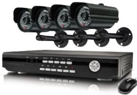 Swann SWA43-D2C5 Four-Channel DVR With 4 CCD Weather Resistant Cameras, High quality video cameras with state-of-the-art 420 TV line CCD resolution, State-of-the-art night vision captures high-image clarity up to 50ft (15m) away, Input all 4 cameras at once for a total comprehensive security solution, View & record 4 channels simultaneously so you wont miss any suspicious activity (SWA43-D2C5 SWA43 D2C5 SWA43D2C5)