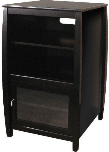 TechCraft SWH4024B Multimedia Tower 40 High, Solid Wood and Veneer in a Black Finish, Accommodates up to 4 A/VS Components, Store your components on open shelves or concealed behind glass door, Adjustable shelves and ample wire management cutouts provided, Designed to complement the models SWBL48 and SWBL60, Component Shelves 55 lbs. (25 kg.) Weight Capacity, Overal Dimensions (HxWxD) 39-3/4 x 24-1/4 x 19-3/4 Inches (1009 x 618 x 500 mm), UPC 623788005533 (SWH4024B SWH4-024B)