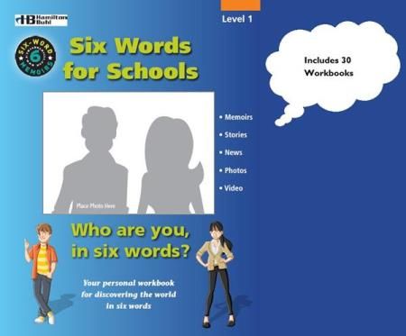 HamiltonBuhl SWM-LS/30 Six Words For Schools Student Workbook Level 2, 30 Workbooks & 1 Parent Teacher Guide, Each personal workbook contains 24 pages for your student to discover the world in six words, Recommended for ages 8 and up, Dimensions 10x3x12, Weight 6 lbs., UPC 681181620388 (HAMILTONBUHLSWMLS30 SWMLS30 SWM-LS-30 SWM-LS30 SWMLS/30)