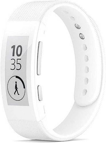 Sony SWR30WH SmartBand Talk, White; Make and Take Calls on Your Wrist; Bluetooth 3.0 with NFC Pairing; 1.4