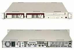 Supermicro SYS-5015M-TB model SuperServer 5015M-T Rack, Intel E7230 Chipset Type, 1066 MHz Data Bus Speed, DDR II SDRAM - ECC Technology, DIMM 240-pin Form Factor, Serial ATA-300 Controller Interface Type, RAID 0, RAID 1, RAID 5, RAID 10 RAID Level (SYS 5015M TB SYS5015MTB SYS-5015M-TB 5015M-T 5015M T 5015MT)