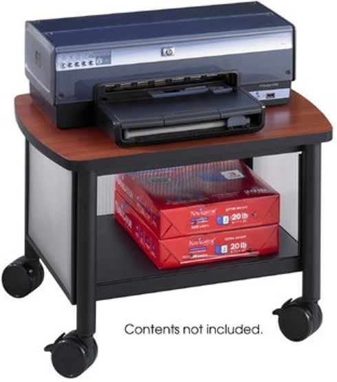 Safco 1862BL Printer Stand, 1 Number of Fixed Shelves, 1 Total Number of Shelves , 20