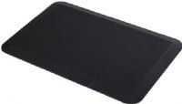 Safco 2110BL Movable Anti-Fatigue Mat, Molded glides on bottom allow for the ability to grip with foot to slide out of the way when not in use, Thick yet pliable mat, Mat features 1" of padding for standing comfort, Black Finish, UPC 073555211023 (2110BL 2110-BL 2110 BL SAFCO2110BL SAFCO-2110-BL SAFCO 2110 BL) 