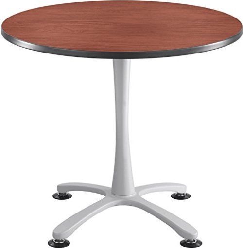 Safco 2472CYSL Cha-Cha Sitting-Height X-Base Round Table, 1