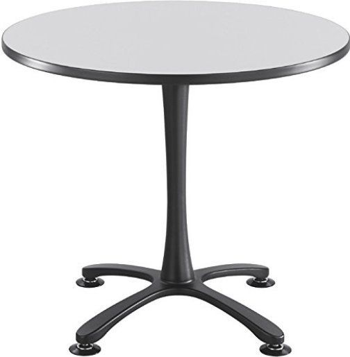 Safco 2472GRBL Cha-Cha Sitting-Height X-Base Round Table, 1