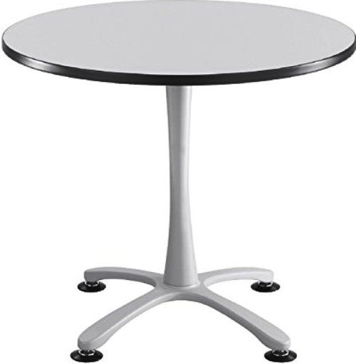 Safco 2472GRSL Cha-Cha Sitting-Height X-Base Round Table, 1