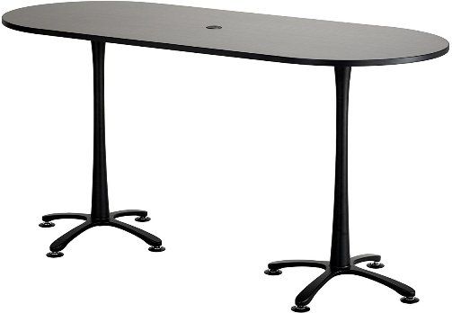 Safco 2551ANBL Cha-Cha Conference Table Racetrack, All tops have 1