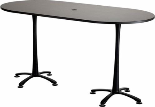 Safco 2553ANBL Cha-Cha Bistro-Height Teaming Table, All tops have 1