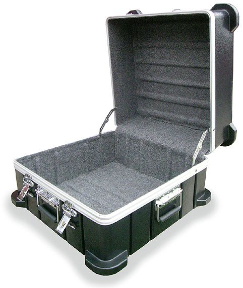 Porter Case ST 20-20 LF Stowaway 20-20 LF ATA Foam Shipping Case, Spring loaded side loop handles, Chrome plated HD twist latches, Mil-grade high density polyethylene, Lid stays (ST2020LF ST20-20LF ST2020-LF ST20-20 ST2020 ST-20-20) 