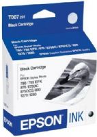 Epson T007201 Black Ink Cartridge for use with the Stylus Color 870, 875DC and 1270 inkjet printers, Genuine Original OEM Epson (T007201, T00-7201) 