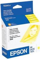 Epson T034420 Ink Cartridge, Inkjet Print Technology, Yellow Print Color, 440 Pages Duty Cycle, 5% Print Coverage, New Genuine Original OEM Epson, For use with EPSON Stylus Photo 2200 (T034420 T034-420 T034 420 T-034420 T 034420) 