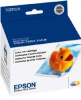 Epson T037020 Color Ink Cartridge for use with Stylus C42UX, Stylus C42SX and Stylu C44UX Inkjet Printers, Up to 180 Page @ 5% CoverageNew Genuine Original OEM Epson Brand, UPC 010343842335 (T03-7020 T037-020 T-037020) 