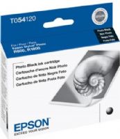 Epson T054120 Photo Black UltraChrome Hi-Gloss Ink Cartridge for use with Stylus R800 and Stylus R1800 Inkjet Printers, Up to 400 Pages @ 5% Coverage, New Genuine Original OEM Epson Brand, UPC 010343848924 (T05-4120 T054-120 T-054120) 