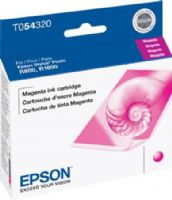 Epson T054320 Magenta UltraChrome Hi-Gloss Ink Cartridge for use with Stylus R800 and Stylus R1800 Inkjet Printers, Up to 400 Pages @ 5% Coverage, New Genuine Original OEM Epson Brand, UPC 010343848948 (T05-4320 T054-320 T-054320) 